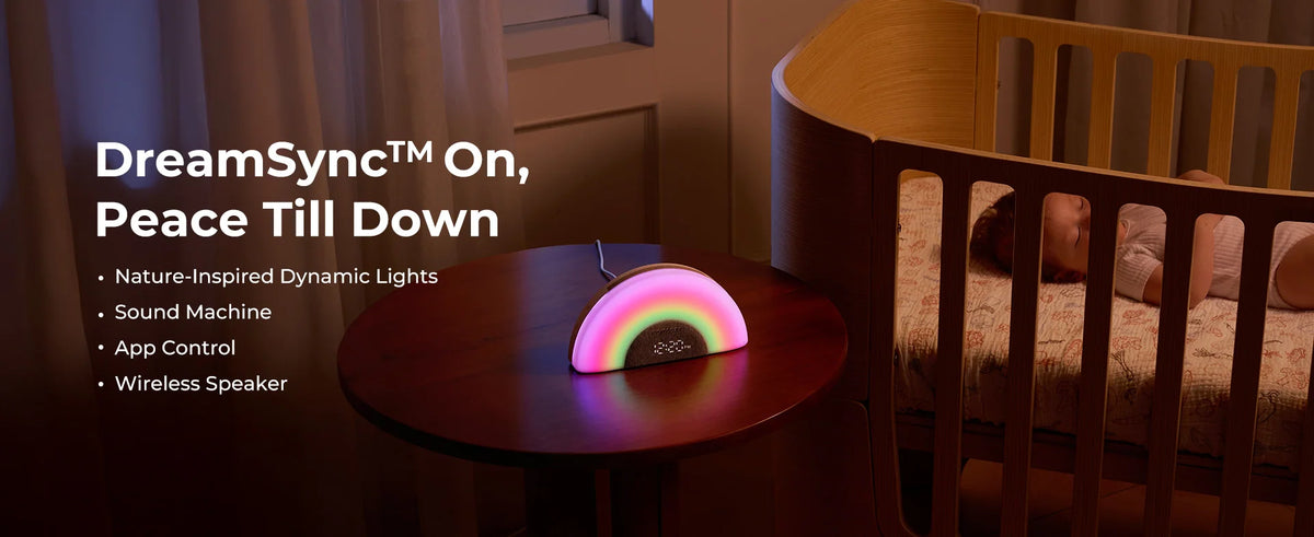 Momcozy DreamSync Tech™ Smart Baby Sound Machine