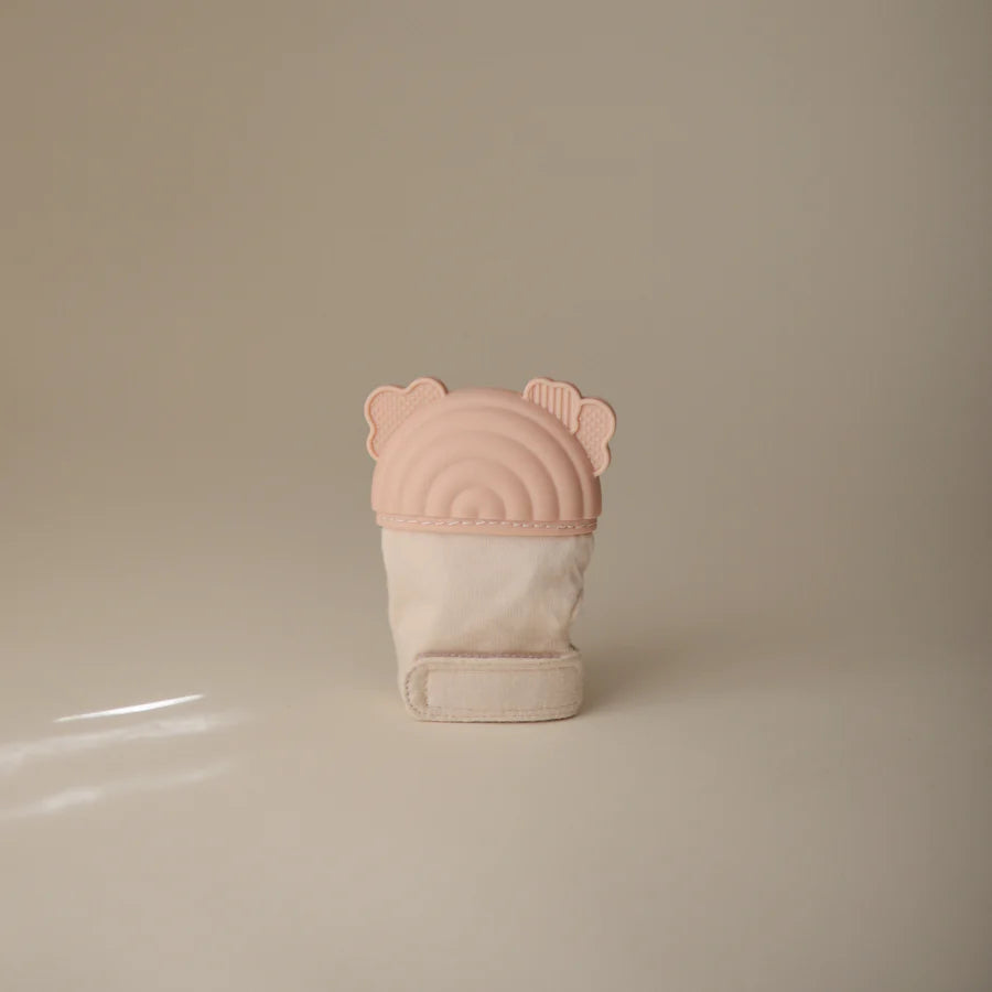 Mushie Rainbow Teething Mitten
