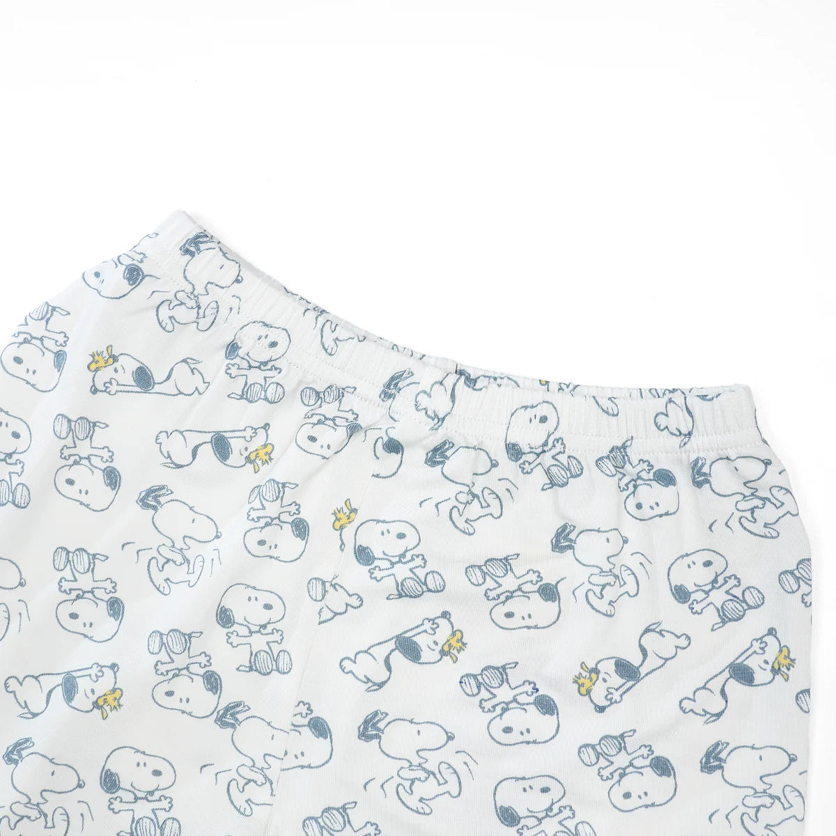 Baa Baa Sheepz x Snoopy Short Sleeve Shirt & Pants Kids Set (Yellow)