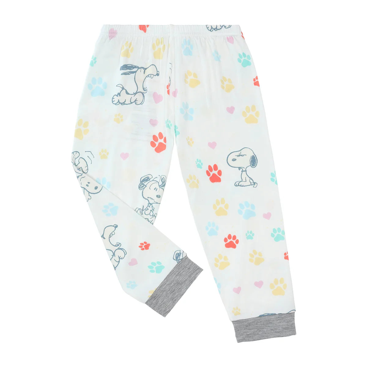 Baa Baa Sheepz x Snoopy Short Sleeve Shirt & Pants Kids Set (White)