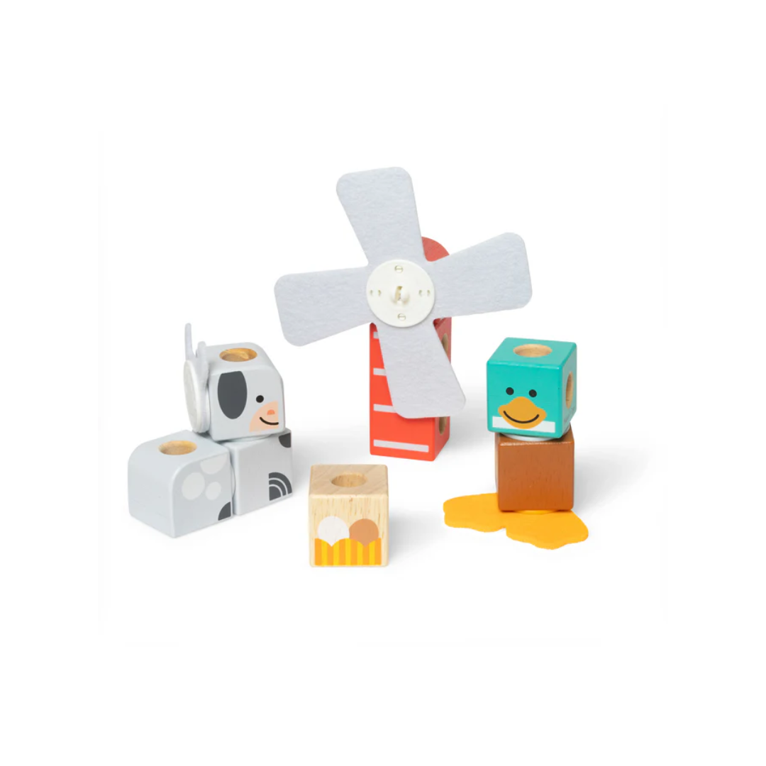 Melissa & Doug Blockables™ Farm Friends Play Set