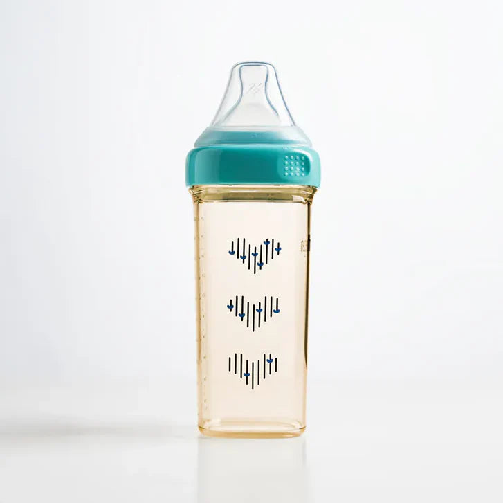 Hegen PCTO™ Feeding Bottle PPSU Egg Blue with Fast Flow Teat