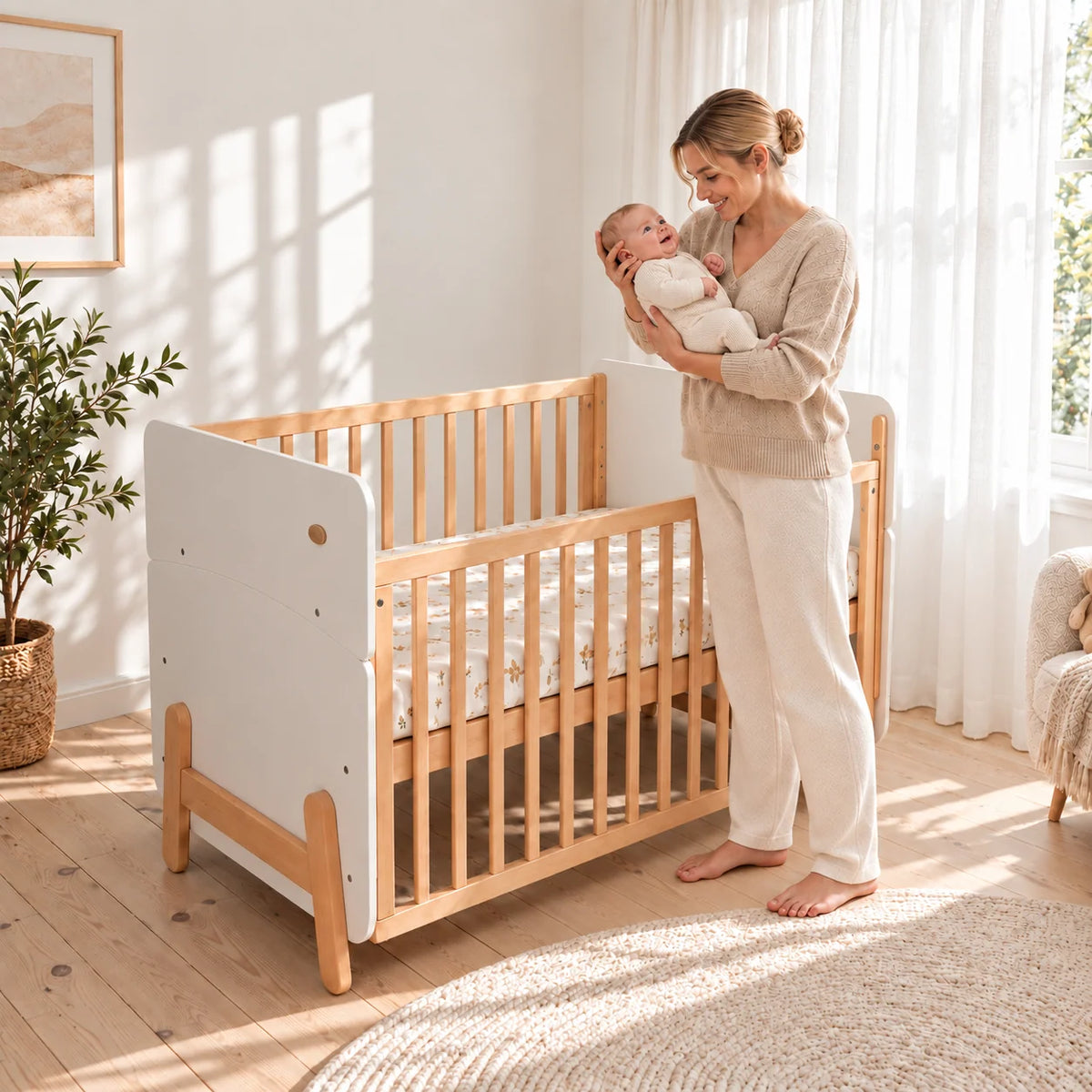 Boori Natty Ergonomic Cot