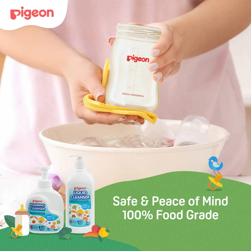 Pigeon Liquid Cleanser Bundle [700ml (Foam) + 650ml (Refill)]