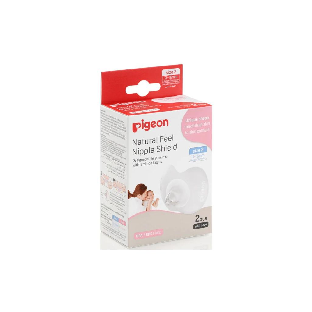 Pigeon Natural Feel Silicone Nipple Shield Size 2