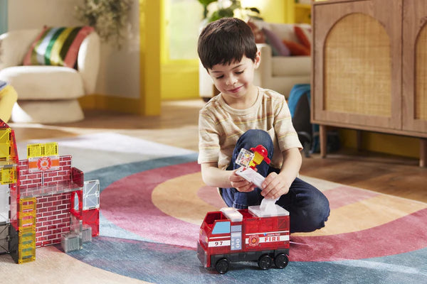 The Original Magna-Tiles Fire Station™