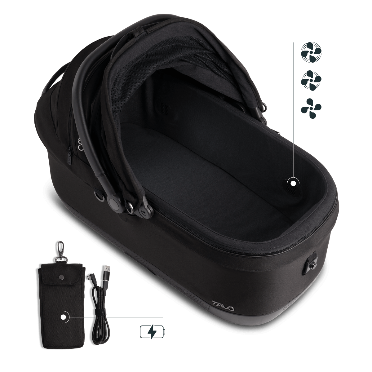 Tavo Maeve™ ISO7X Wind Pet Car Seat
