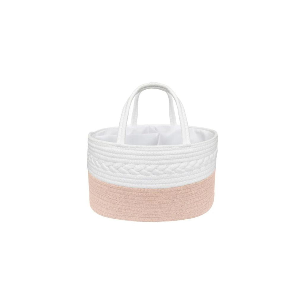 Living Textiles 100% Cotton Rope Nappy Caddy