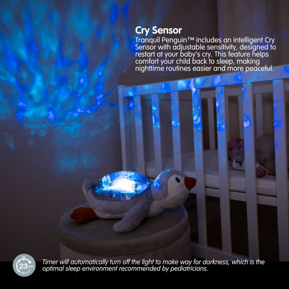 Cloud B Tranquil Penguin™ Projector Nightlight