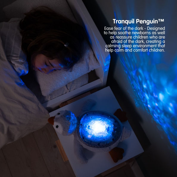 Cloud B Tranquil Penguin™ Projector Nightlight