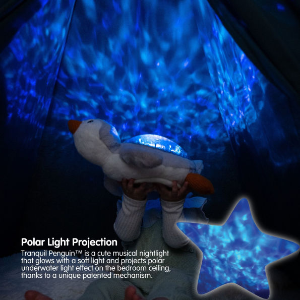 Cloud B Tranquil Penguin™ Projector Nightlight