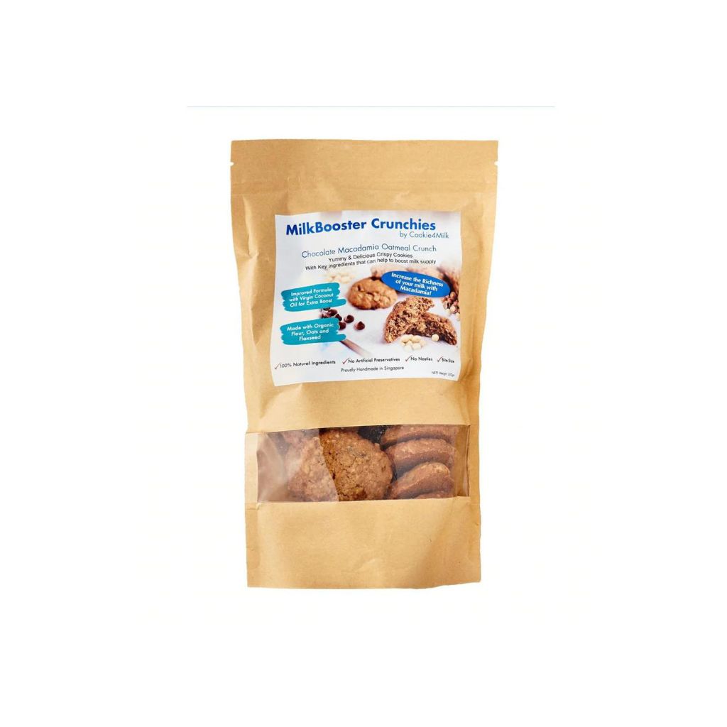 Cookie4milk Milkbooster Crunchies - Macadamia Chocolate (250g)