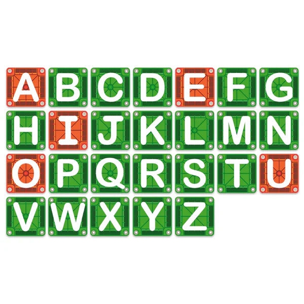 Magna-Tiles Learn Letters (56pc set)