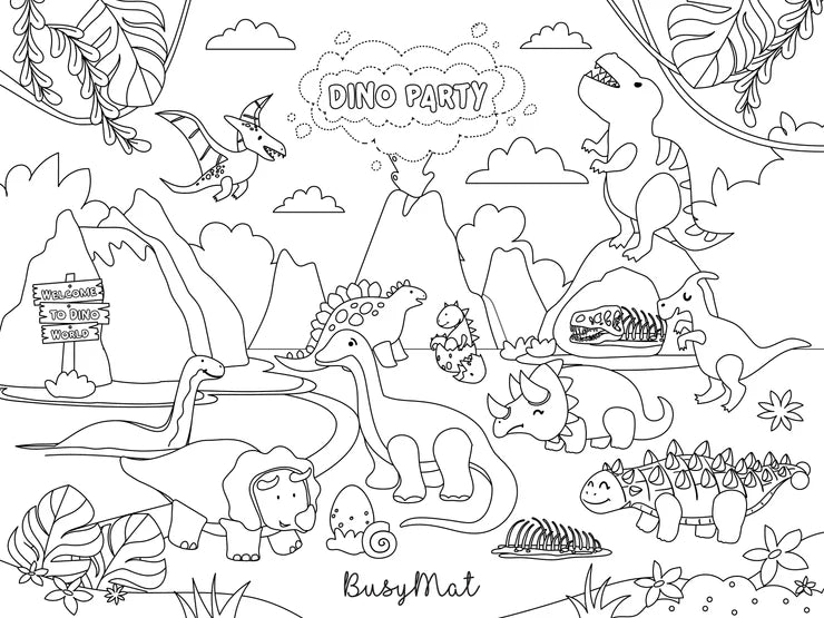 Busymat Premium Series (Dino Party)