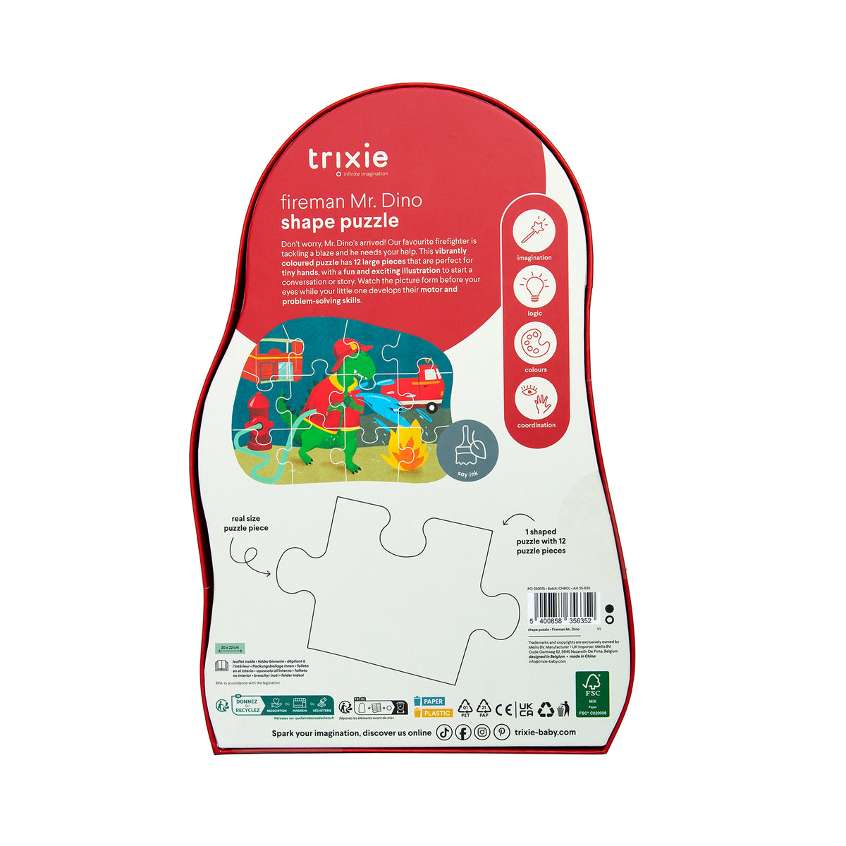 Trixie Shape Puzzle (Assorted)