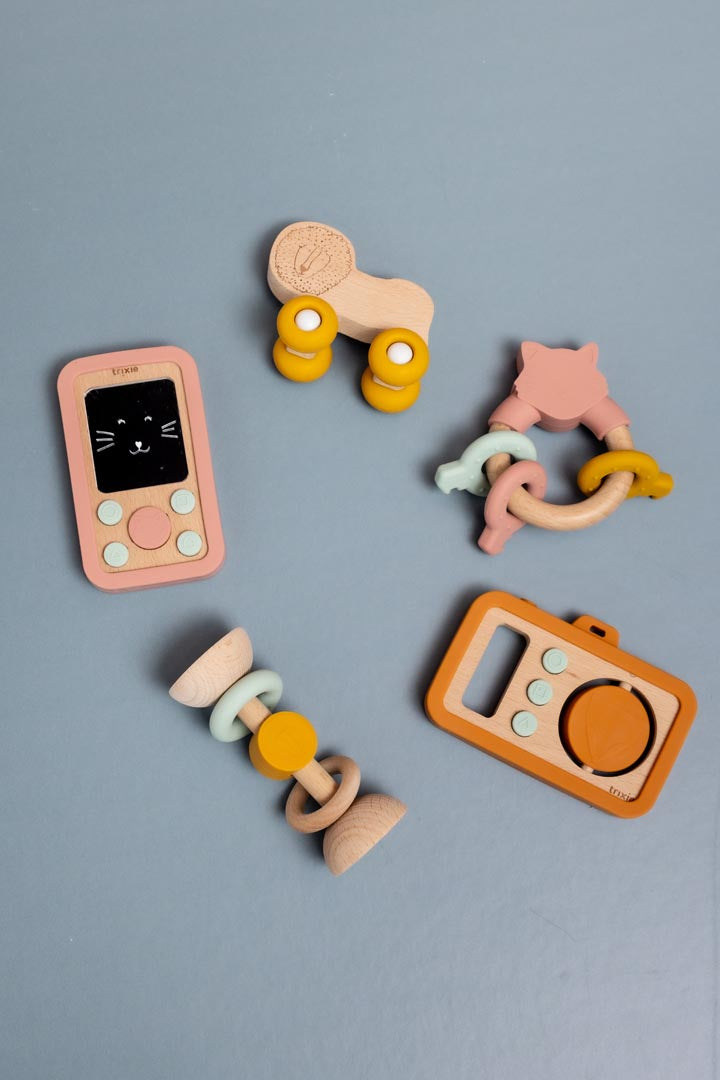Trixie Wooden Silicone Baby Phone