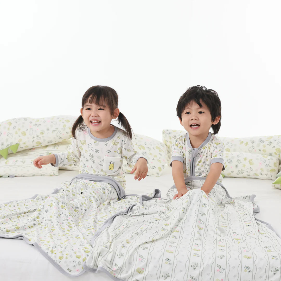 Baa Baa Sheepz Single Layer Blanket (Dream Garden B)