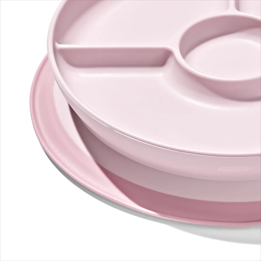 OXO Tot Stick & Stay Suction Divided Plate