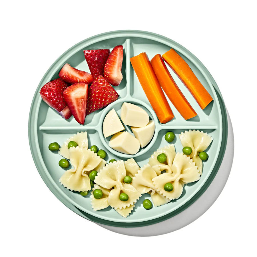 OXO Tot Stick & Stay Suction Divided Plate