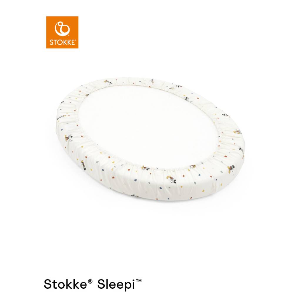 Stokke® Disney Sleepi™ Mini Fitted Sheet V3 Mickey Celebration