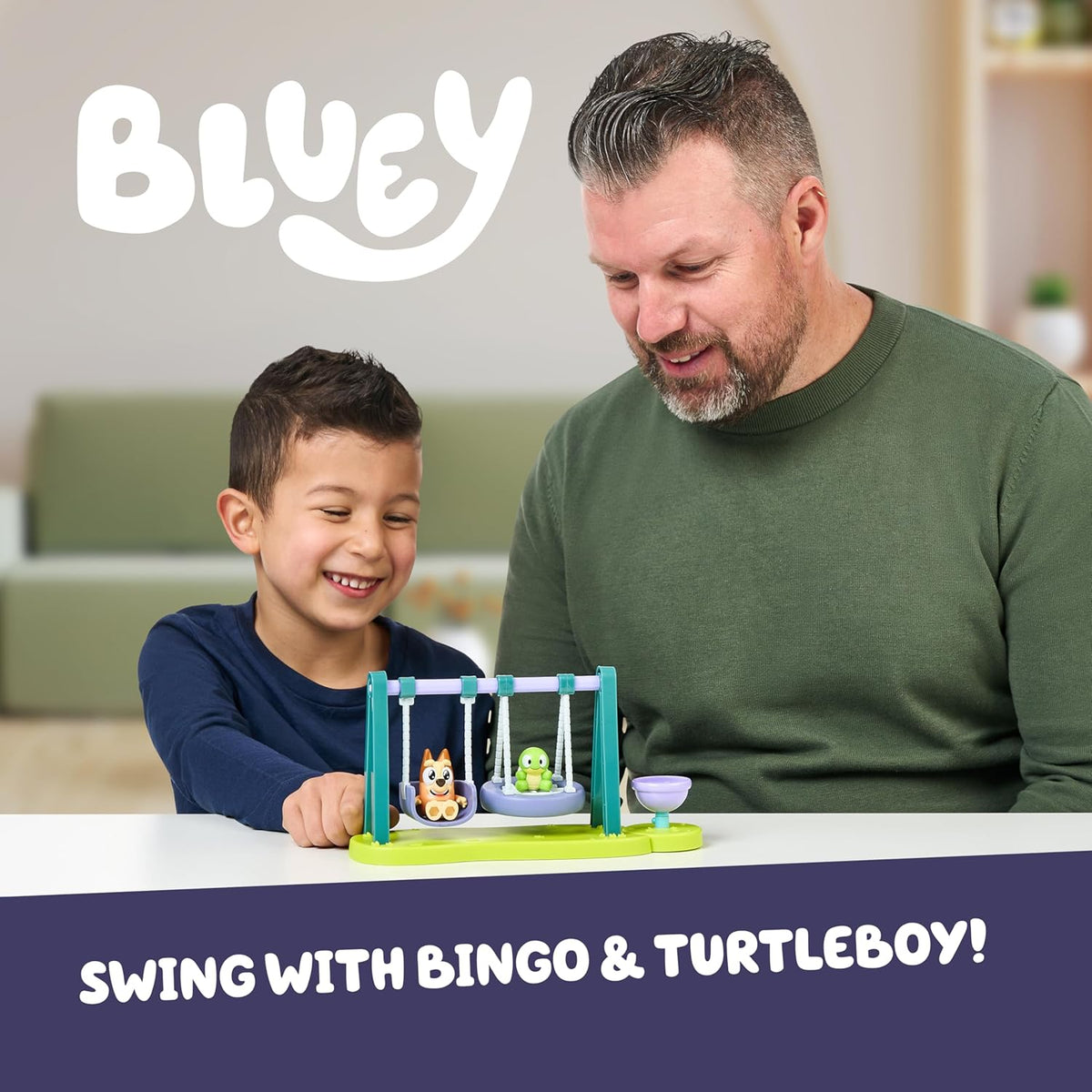 Bluey Turtleboy Backyard Playground Set