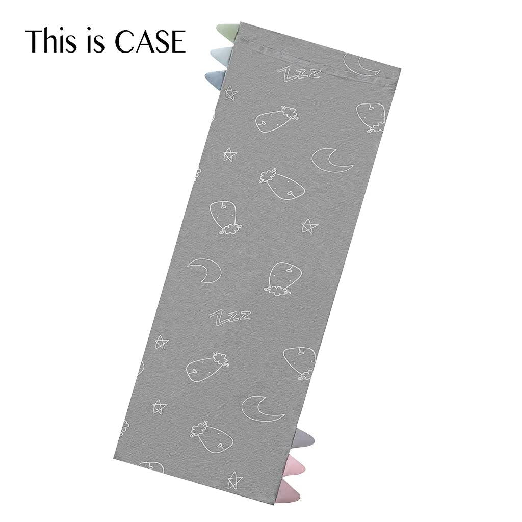 Baa Baa Sheepz Bed-Time Buddy Case Sweet Dreams Baa Baa Yellow with Colour Tag - Grey