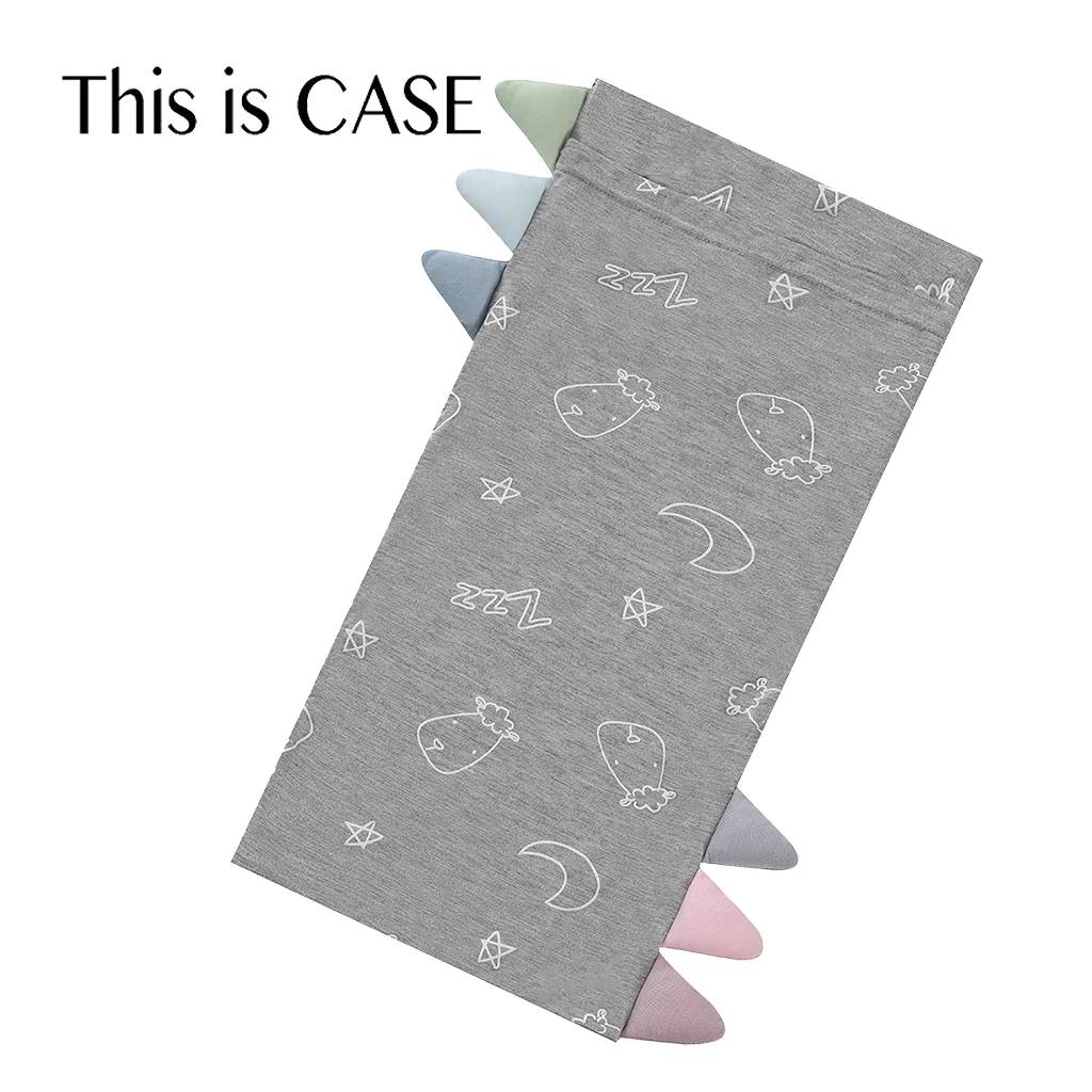 Baa Baa Sheepz Bed-Time Buddy Case Sweet Dreams Baa Baa Yellow with Colour Tag - Grey