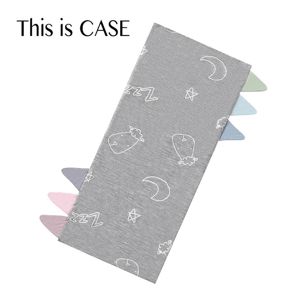 Baa Baa Sheepz Bed-Time Buddy Case Sweet Dreams Baa Baa Yellow with Colour Tag - Grey