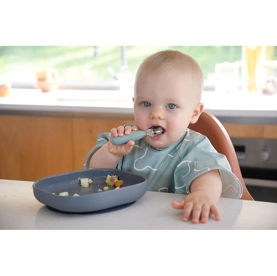 Beaba Fork & Spoon Stainless Steel Pre-Cutlery