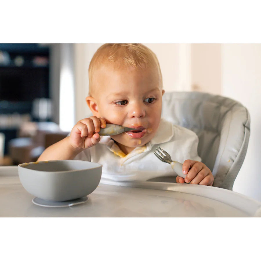 Beaba Fork & Spoon Stainless Steel Pre-Cutlery