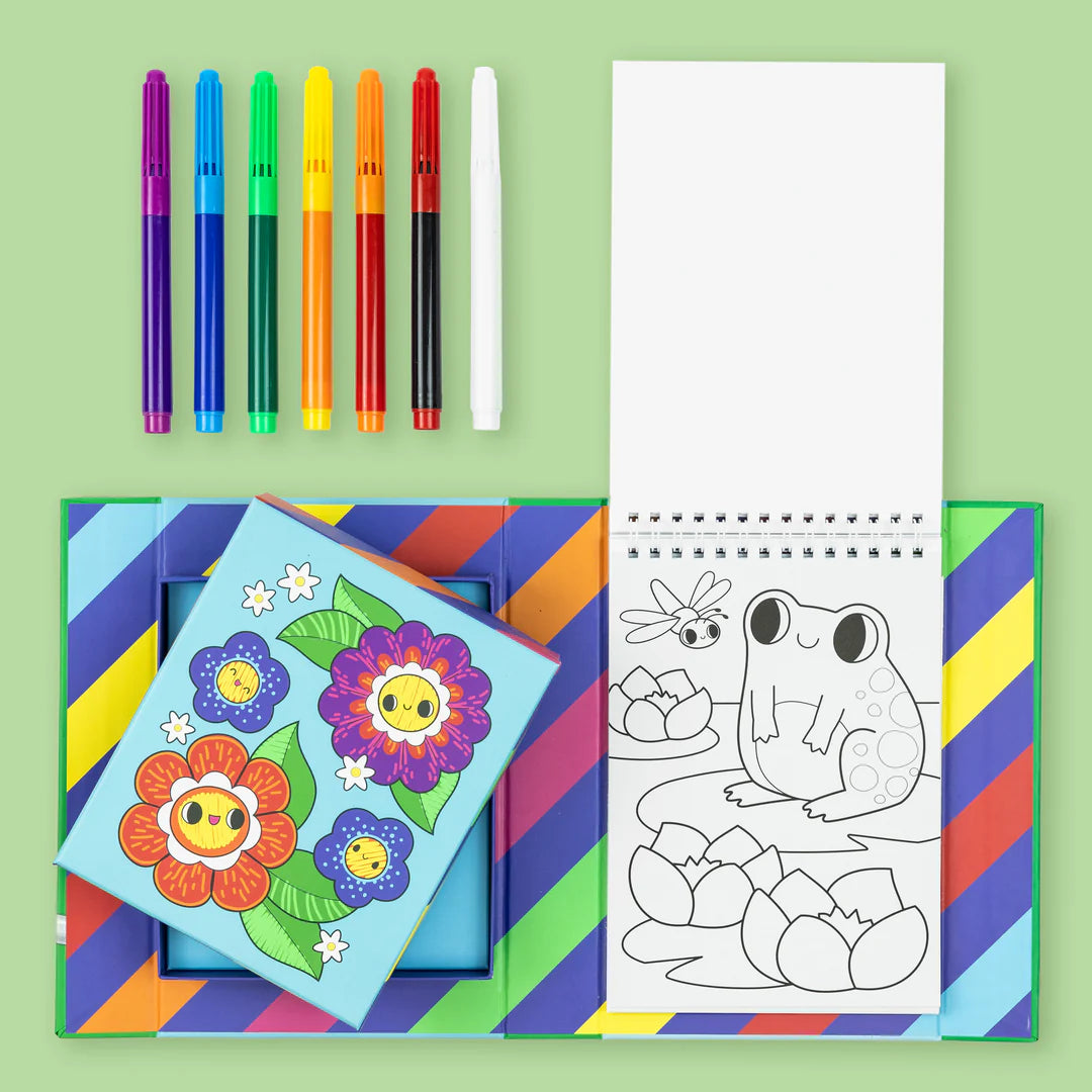 Tiger Tribe Colour Change Colouring Set