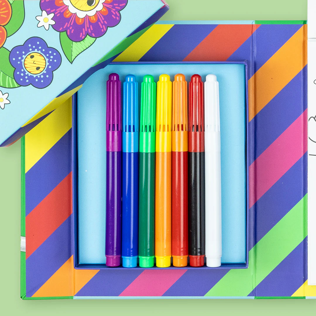 Tiger Tribe Colour Change Colouring Set