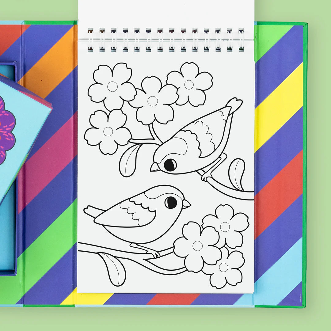 Tiger Tribe Colour Change Colouring Set