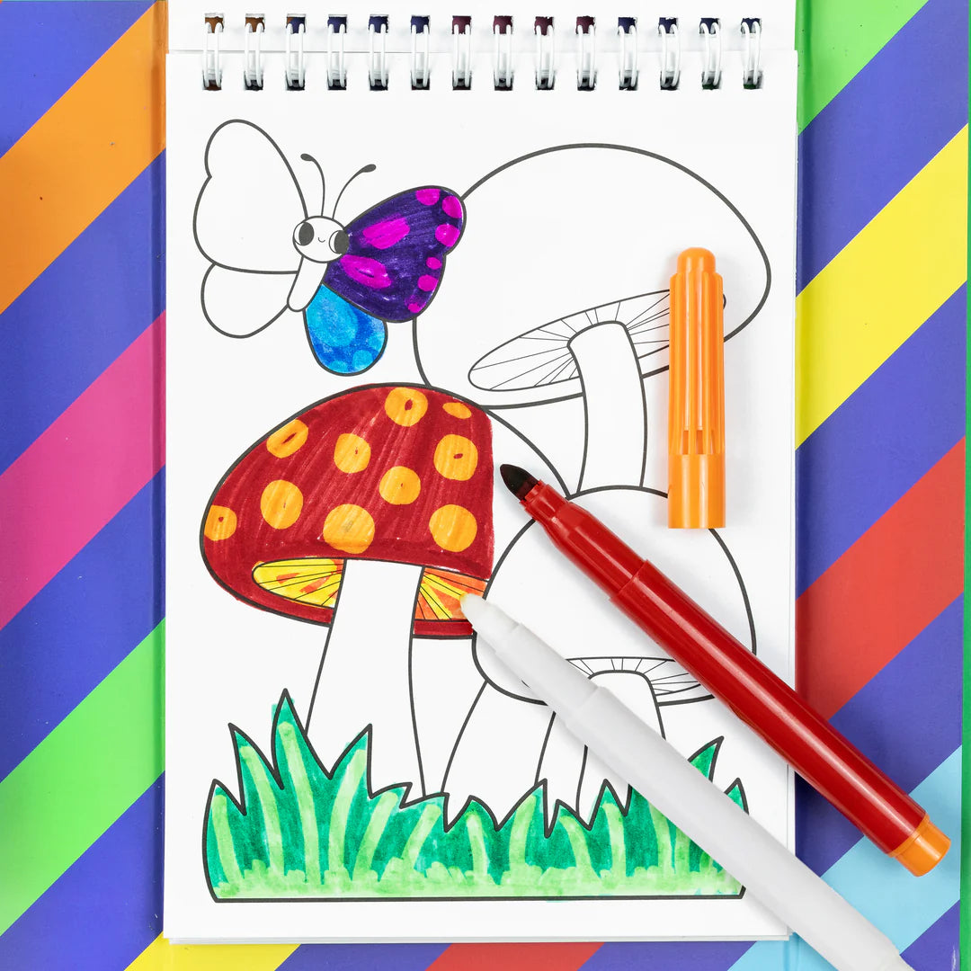 Tiger Tribe Colour Change Colouring Set