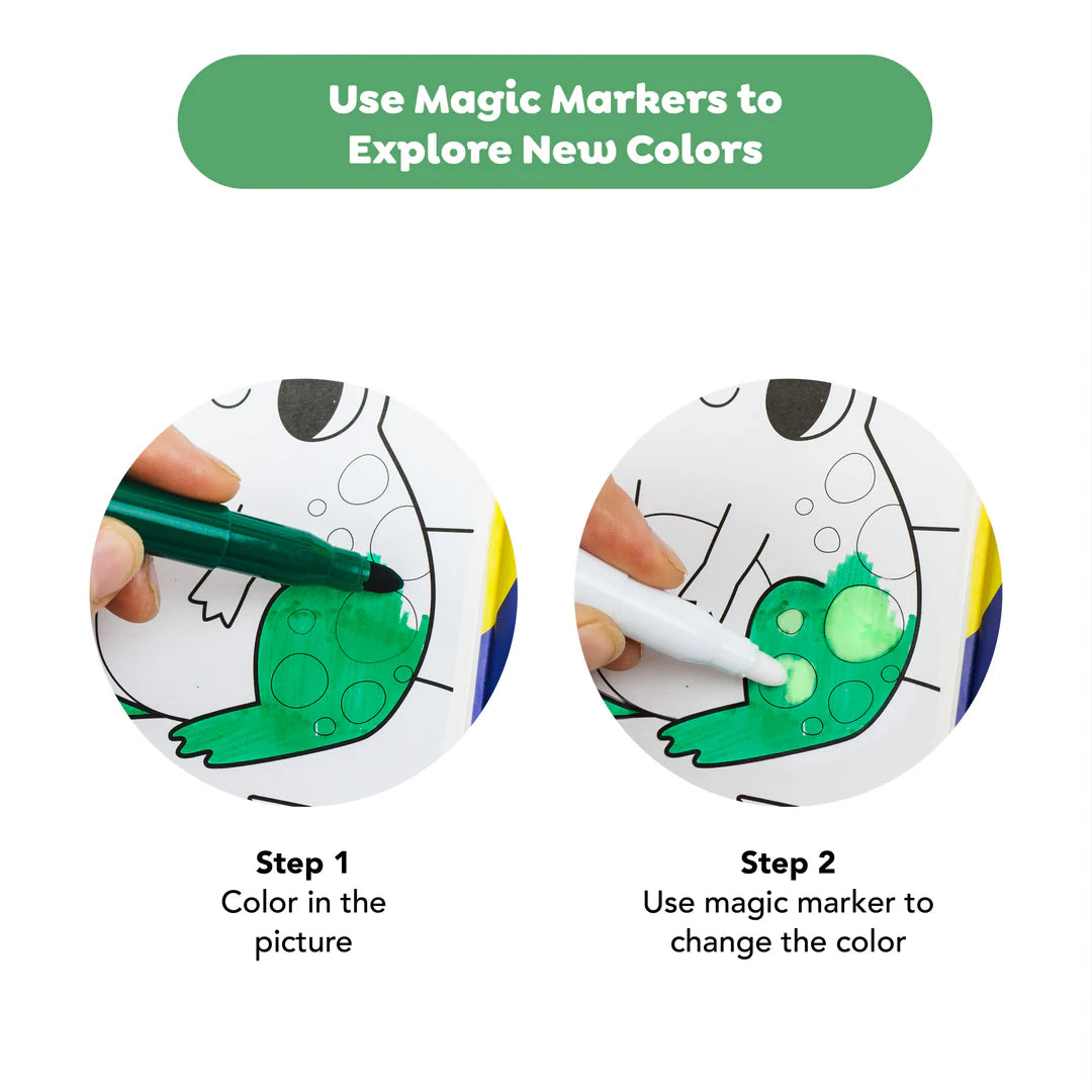 Tiger Tribe Colour Change Colouring Set