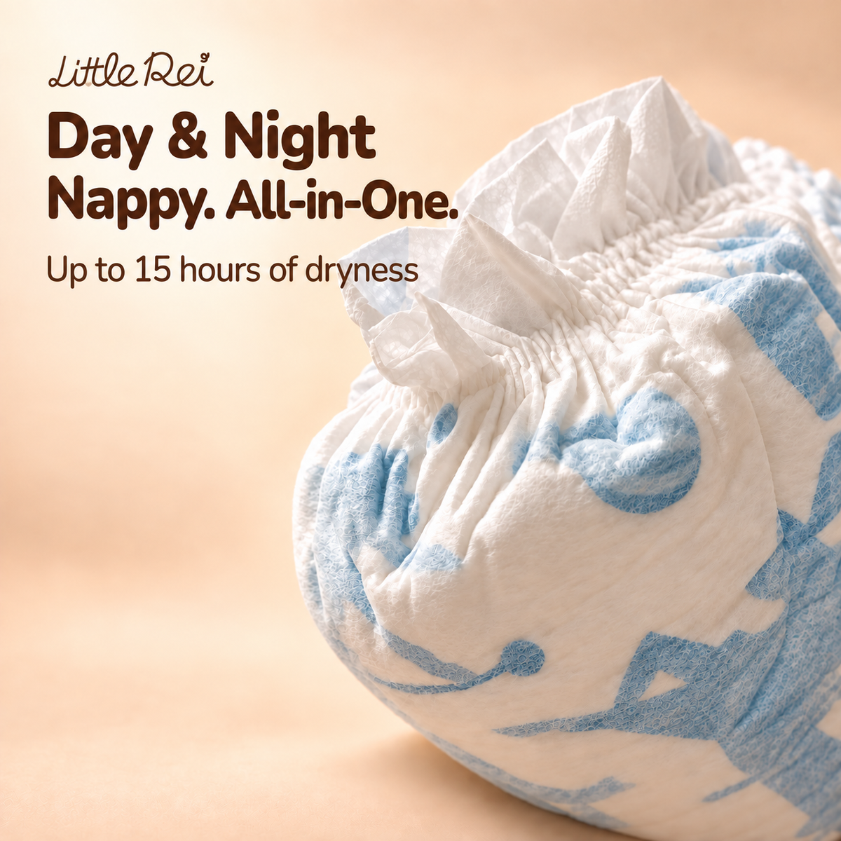 Little Rei Eco-Conscious Luxury Pull Up Diapers Full Pack