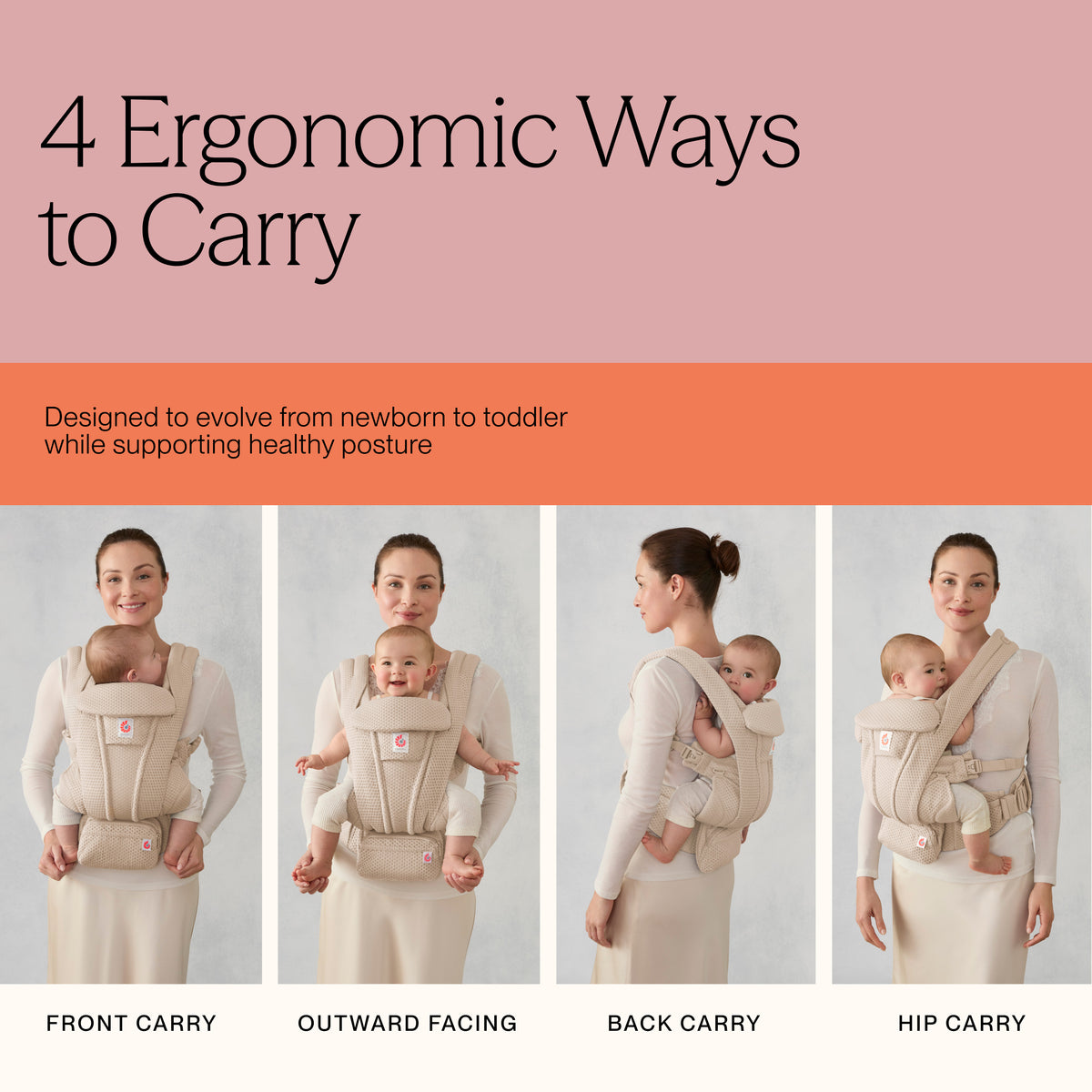 Ergobaby Omni Deluxe All-In-One Mesh Baby Carrier