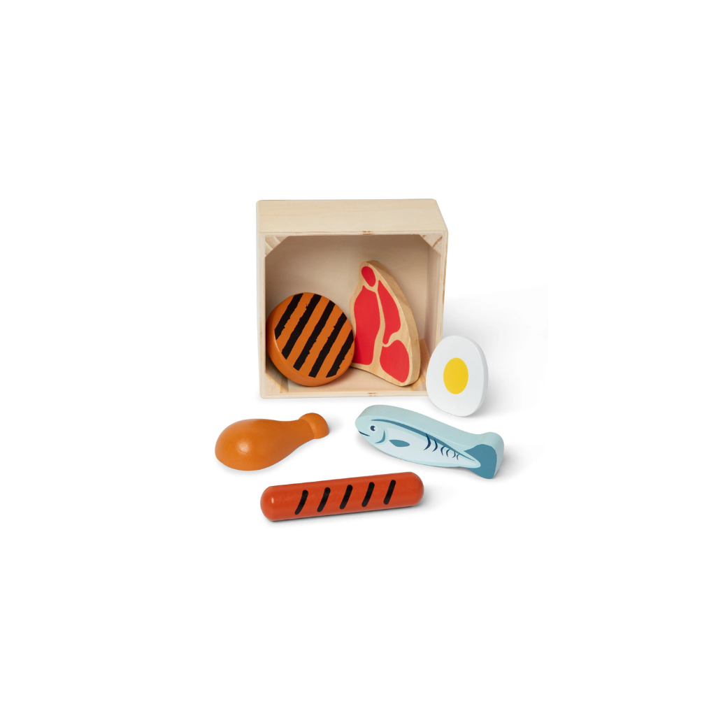 Melissa & Doug Wooden Food Groups Play Set
