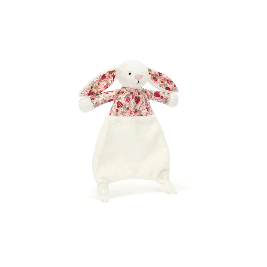 Jellycat Blossom Cream Bunny 'Berry' Comforter