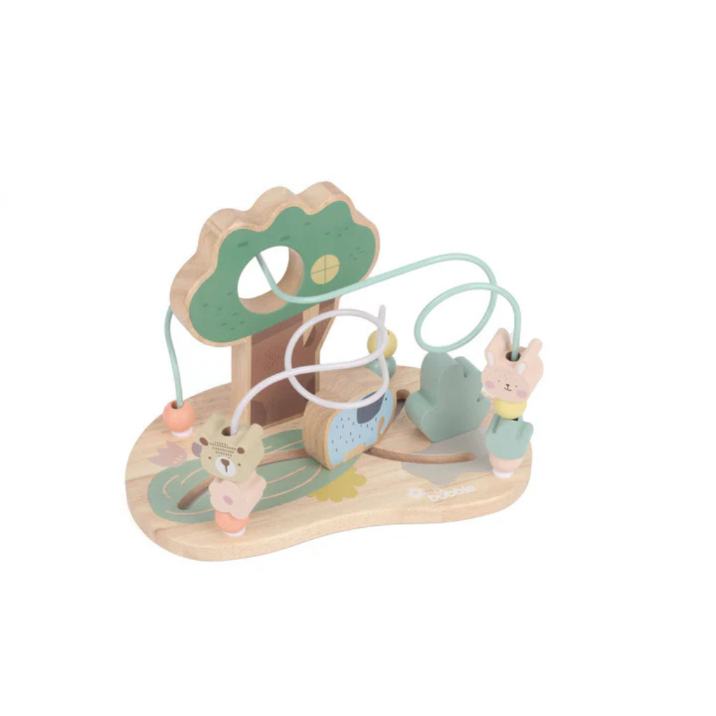 Bubble Wooden Bead Maze