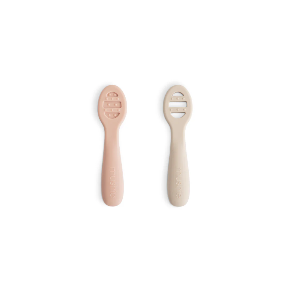 Mushie First Feeding Baby Spoons 2-Pack