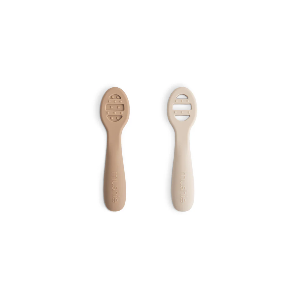 Mushie First Feeding Baby Spoons 2-Pack