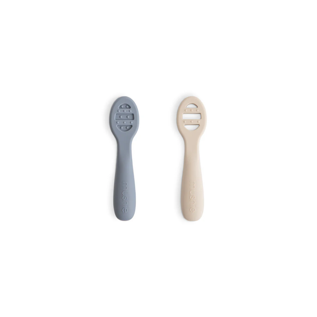 Mushie First Feeding Baby Spoons 2-Pack