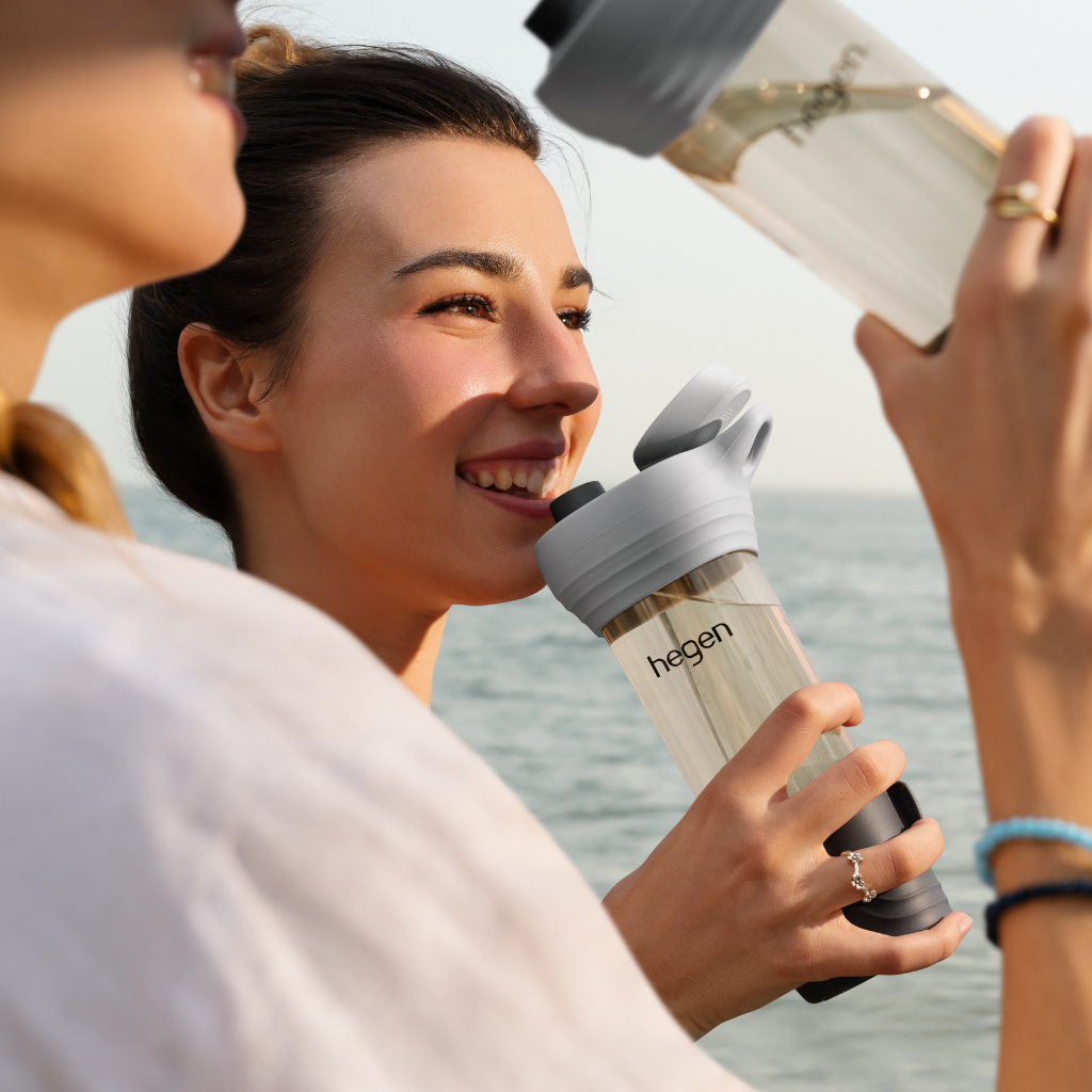 Hegen PCTO™ Lifestyle Bottle PPSU Slate Grey with Loop & Boot