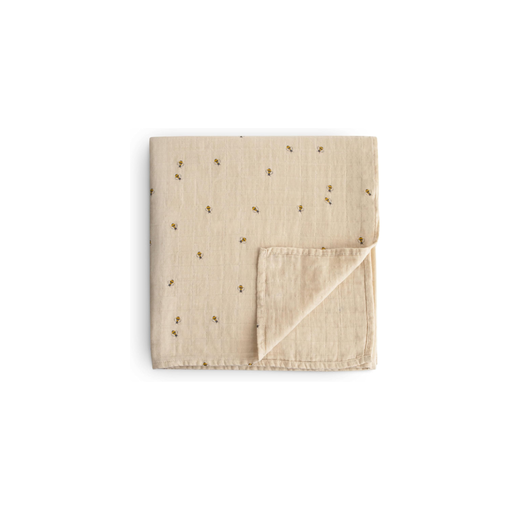 Mushie Swaddle Blanket Organic Cotton