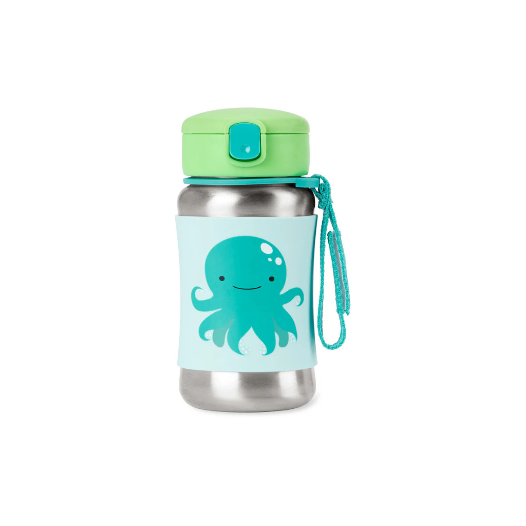 Skip Hop Zoo Insulated Stainless Steel Straw Bottle