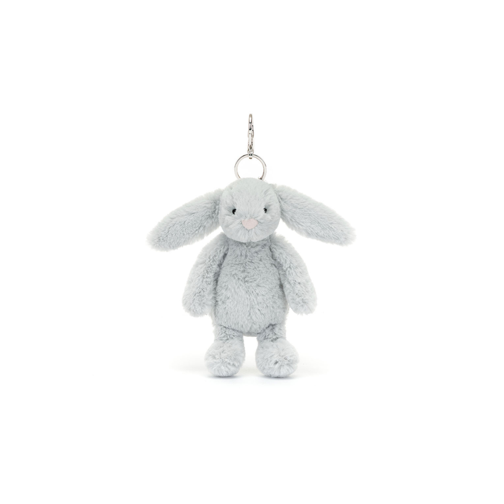 Jellycat Bashful Silver Bunny Bag Charm