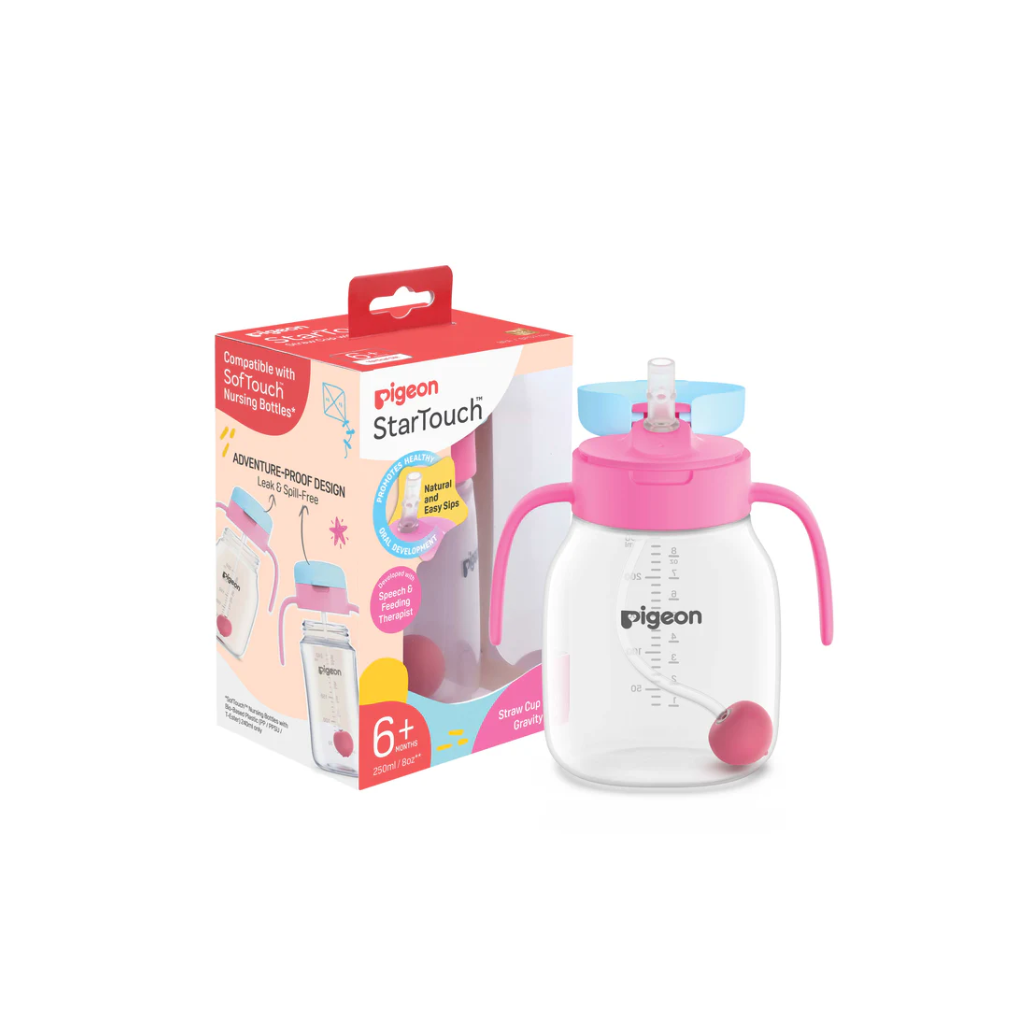 Pigeon StarTouch™ Straw Cup with Gravity Ball (250ml)