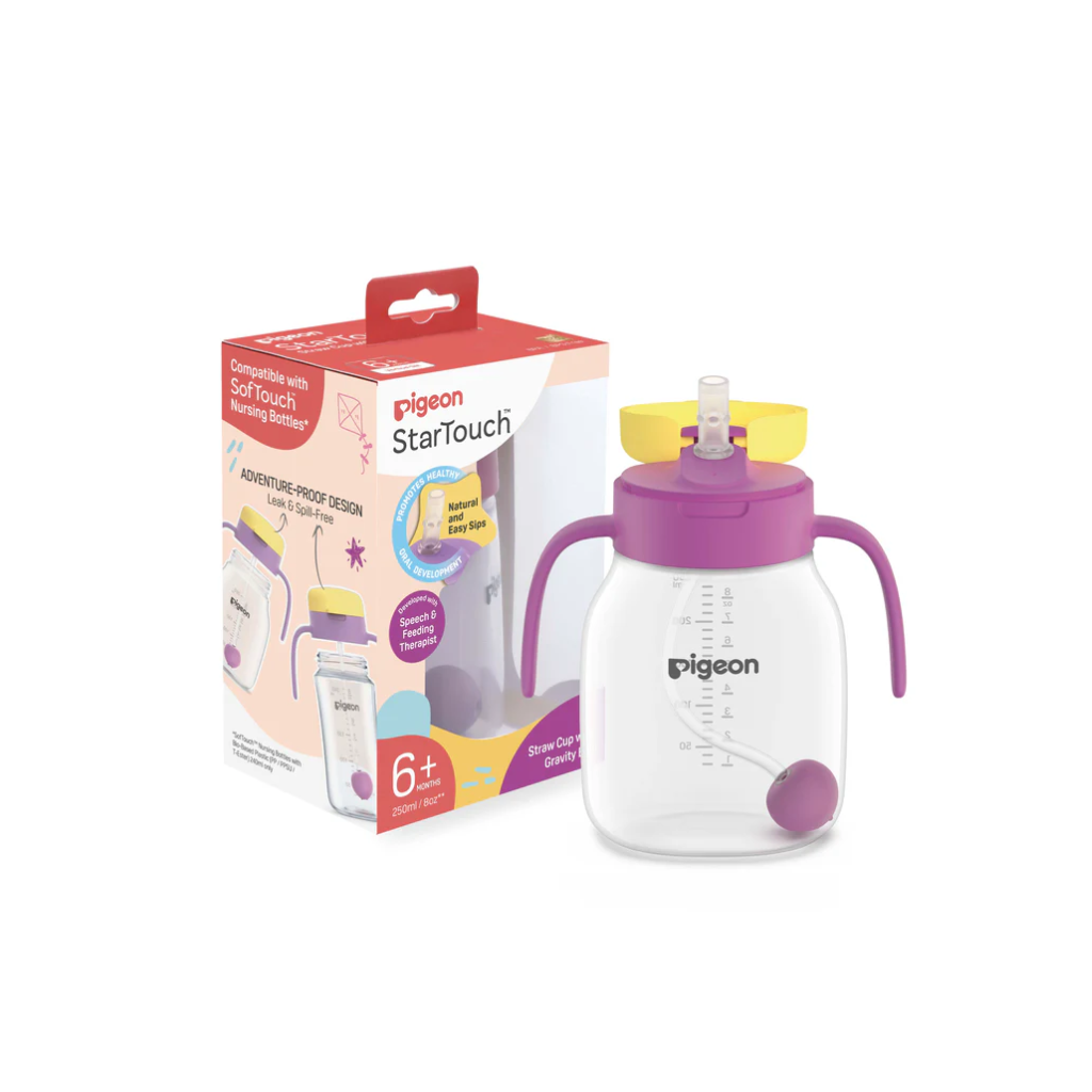 Pigeon StarTouch™ Straw Cup with Gravity Ball (250ml)