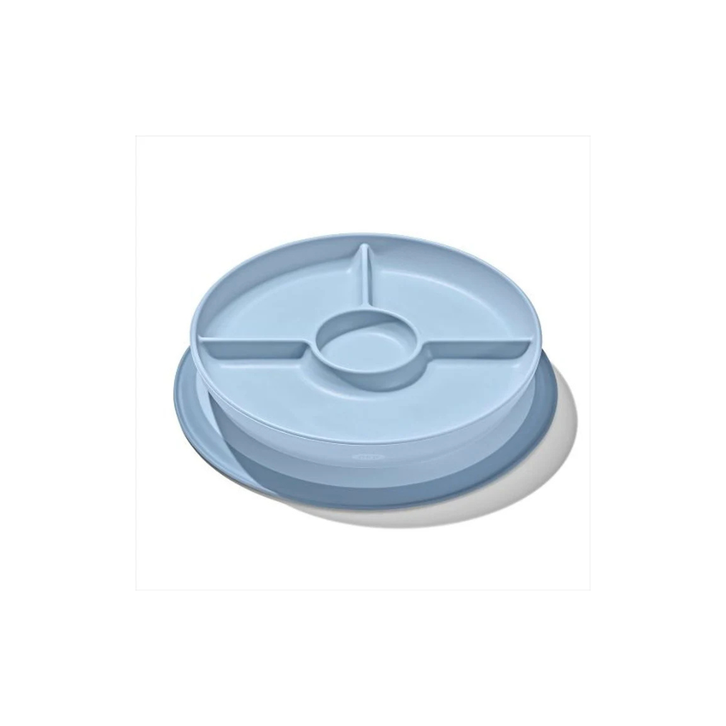 OXO Tot Stick & Stay Suction Divided Plate